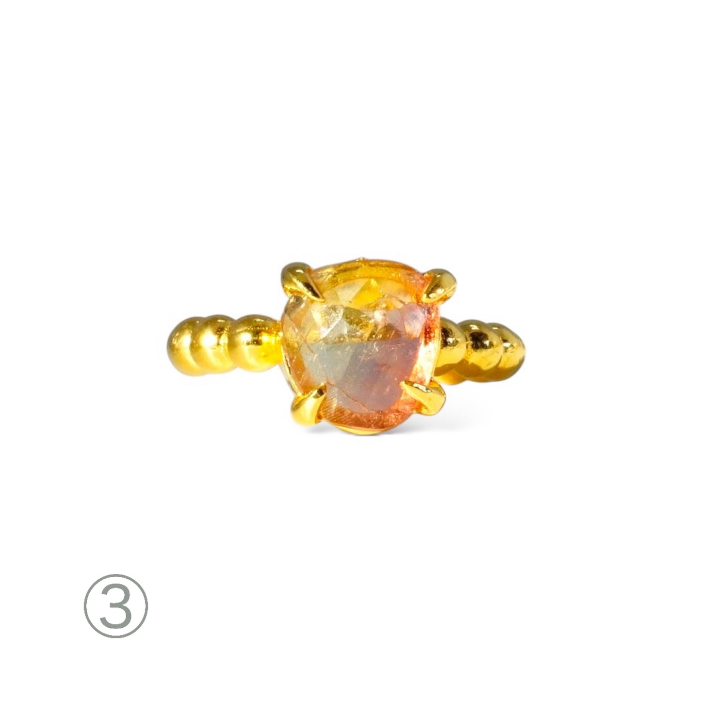 Watermelon Tourmaline Ear Cuff
