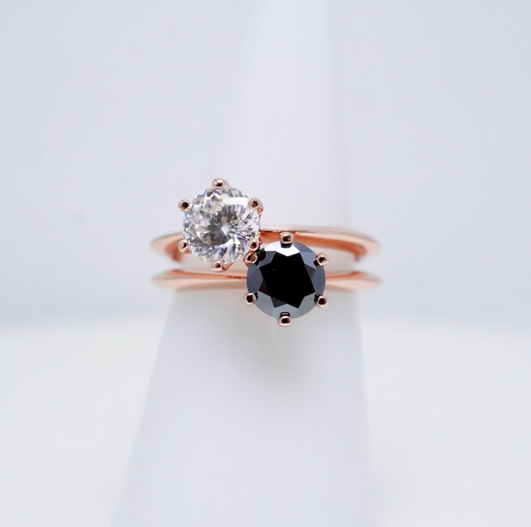 Luminous 6 Moissanite Solitaire Ring