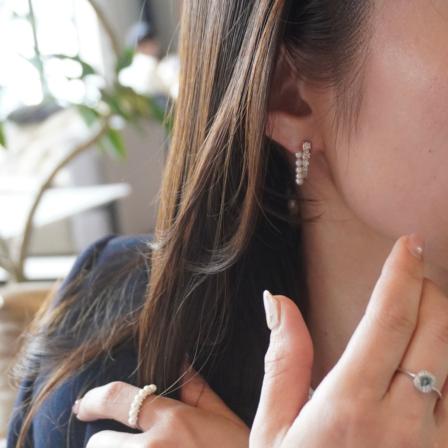Baby Pearl Double Line Pierce