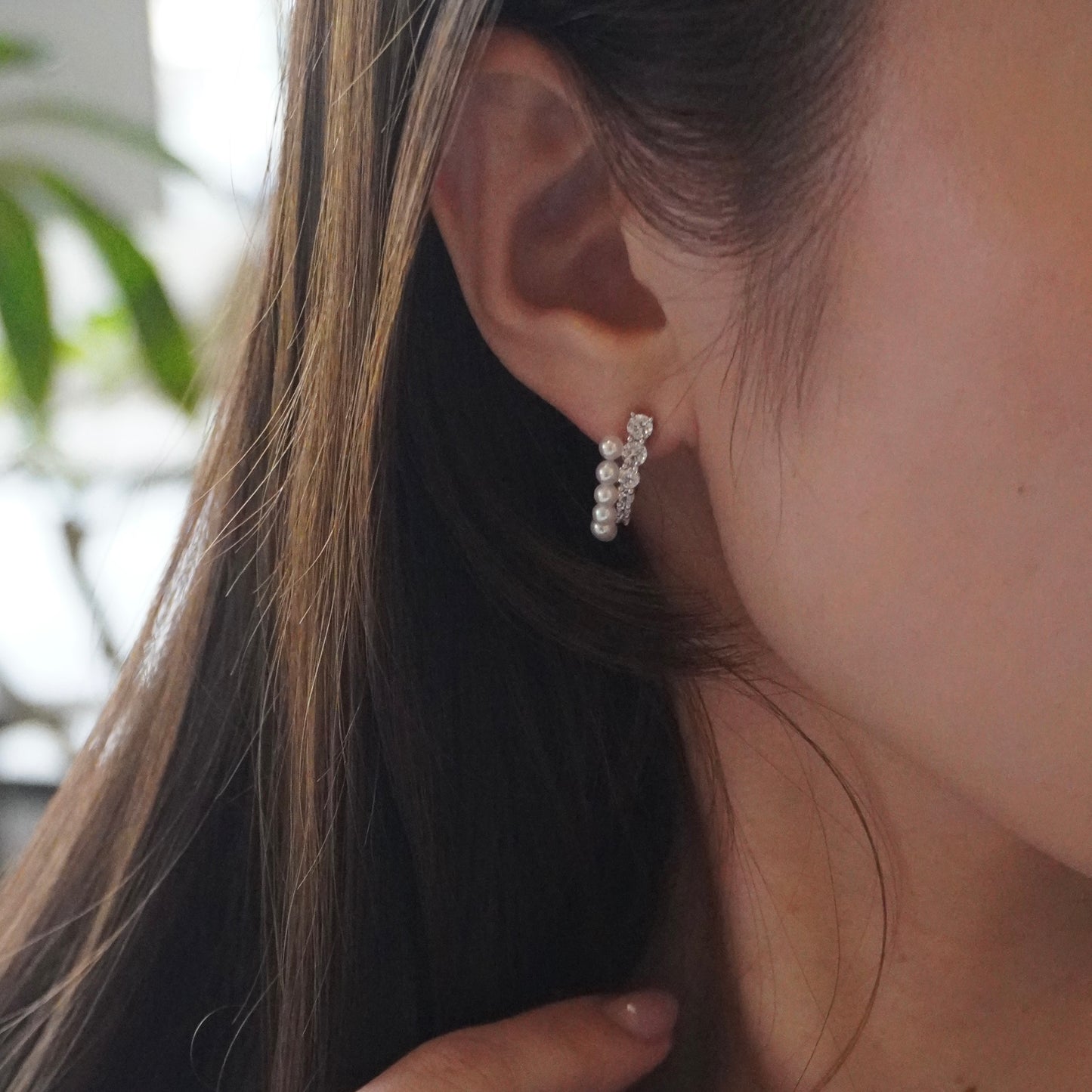 Baby Pearl Double Line Pierce
