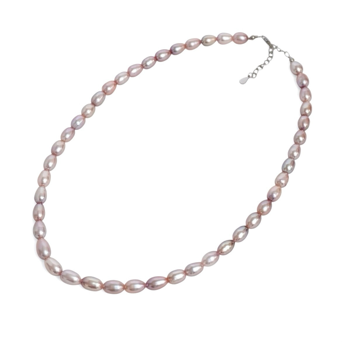 Oval Natural Color Pearl Necklace
