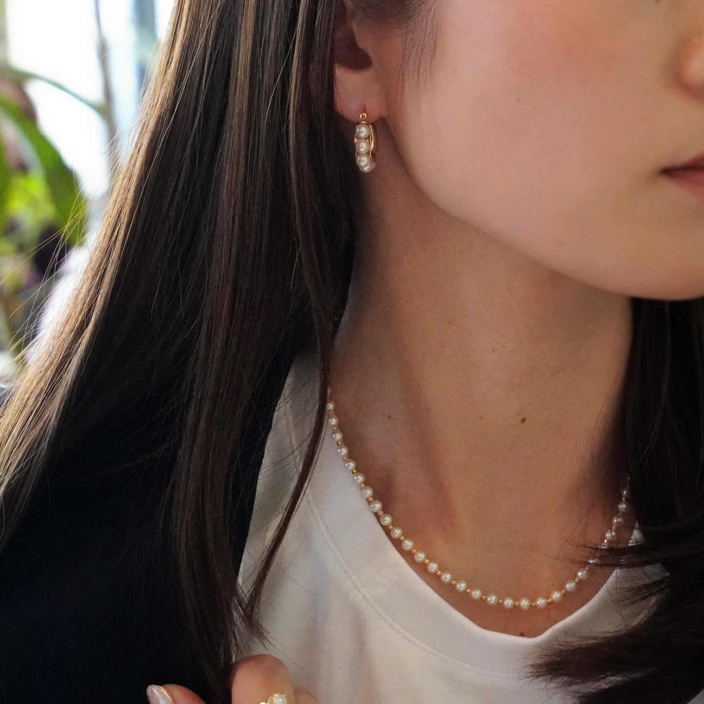 Baby Pearl Ball Mix Necklace