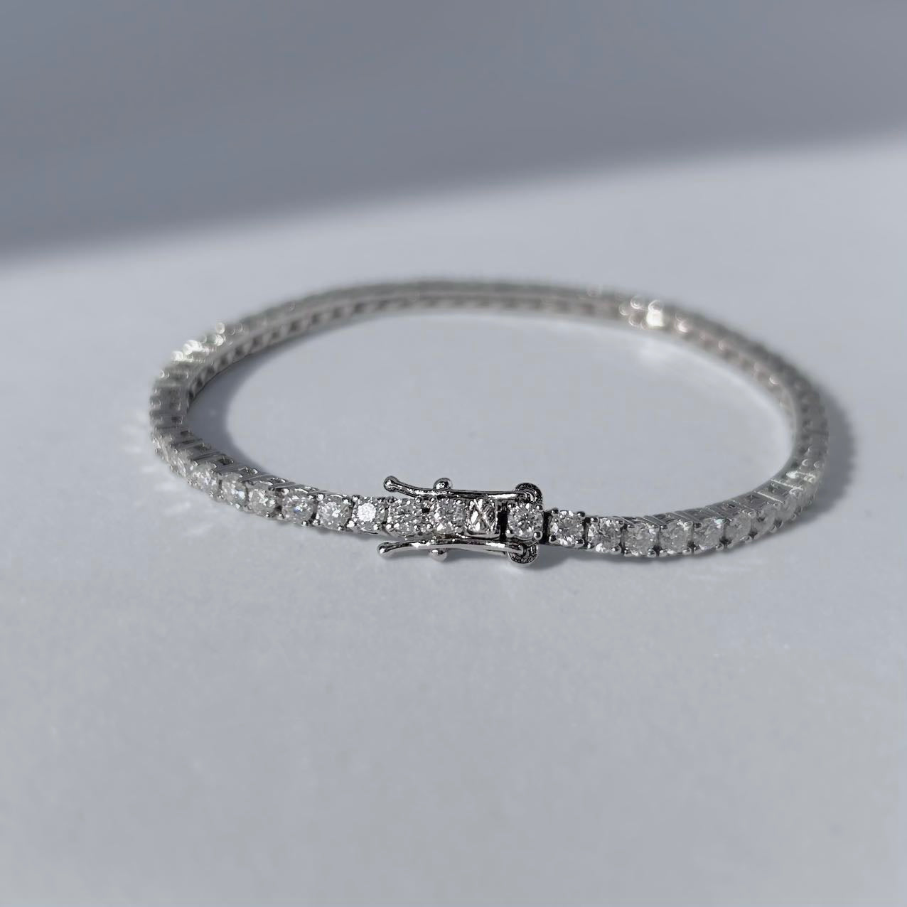 Moissonaite Line Bracelet