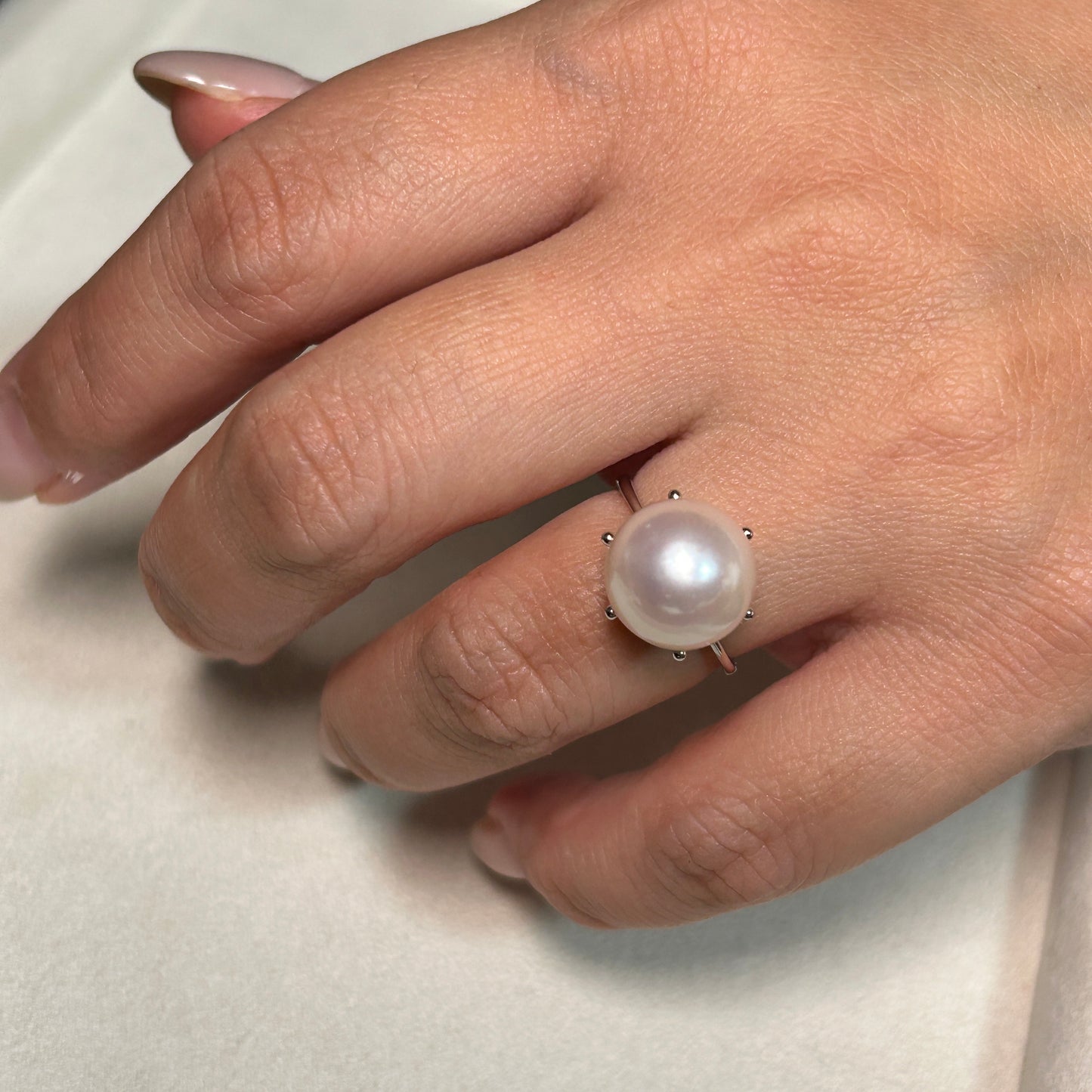 Crown Pearl Ring