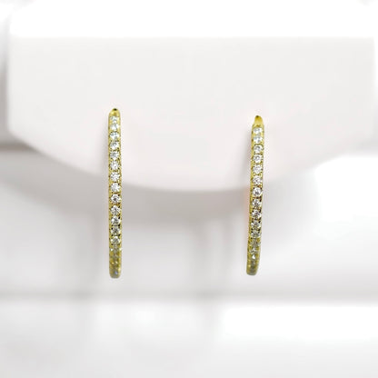 Moissanite Hoop Pierce