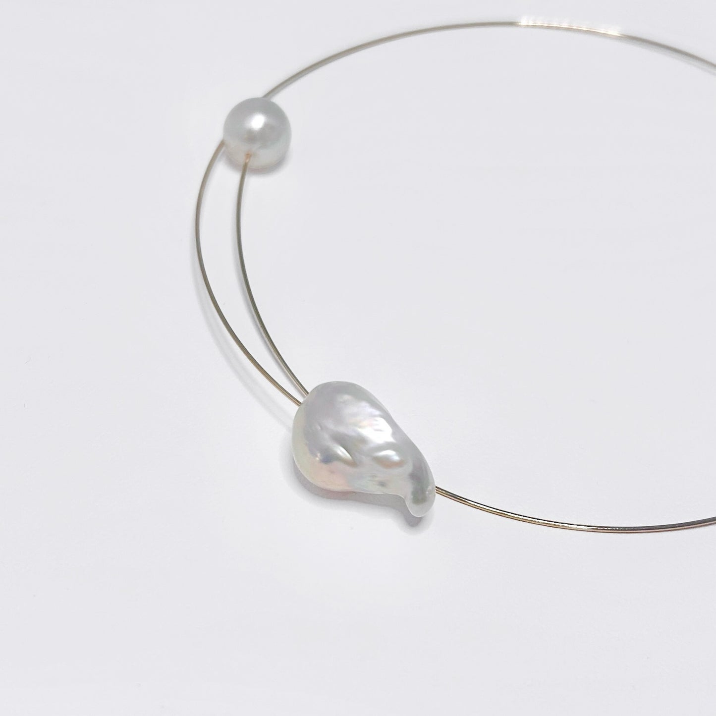 Baroque Oyster Pearl Choker Necklace