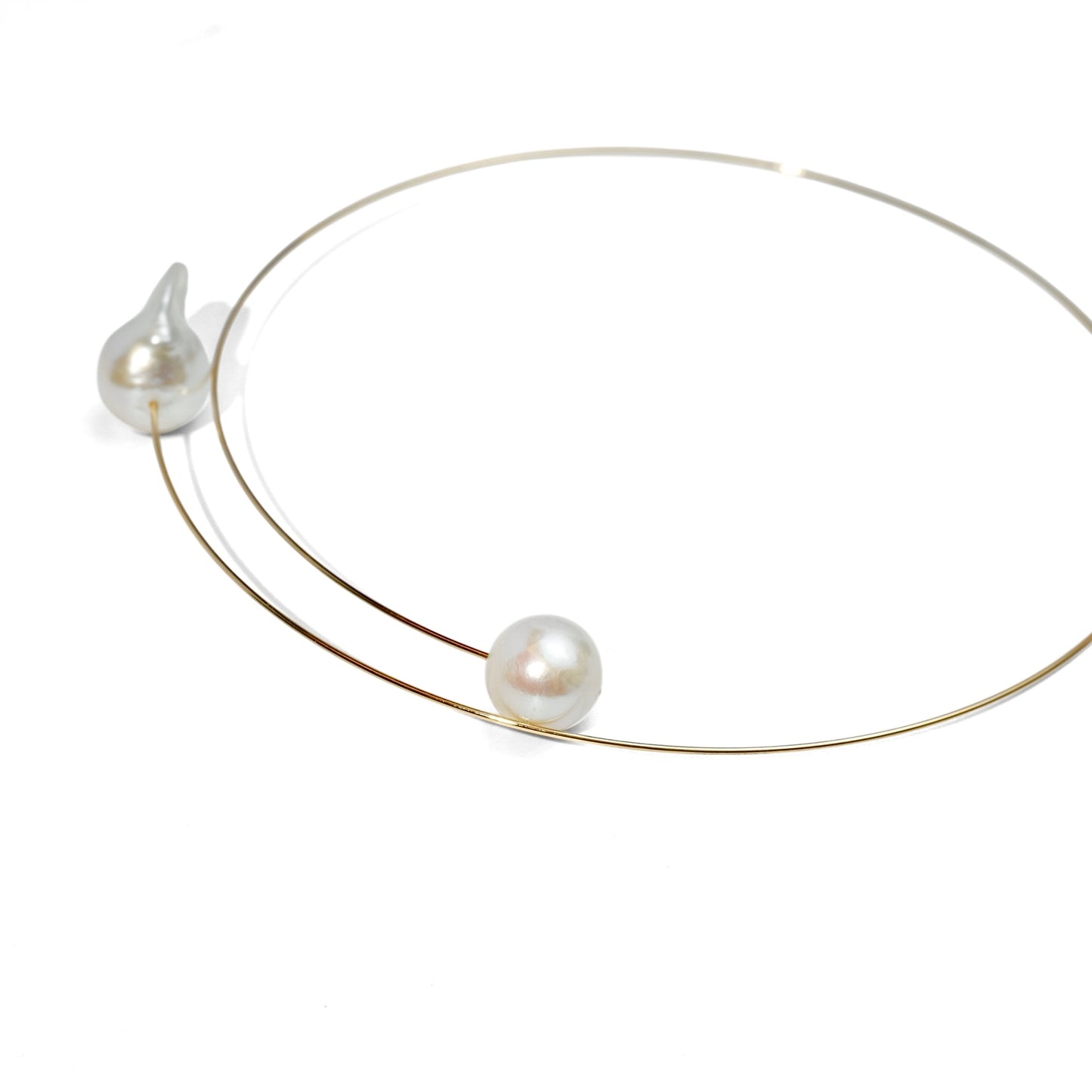 Baroque Oyster Pearl Choker Necklace