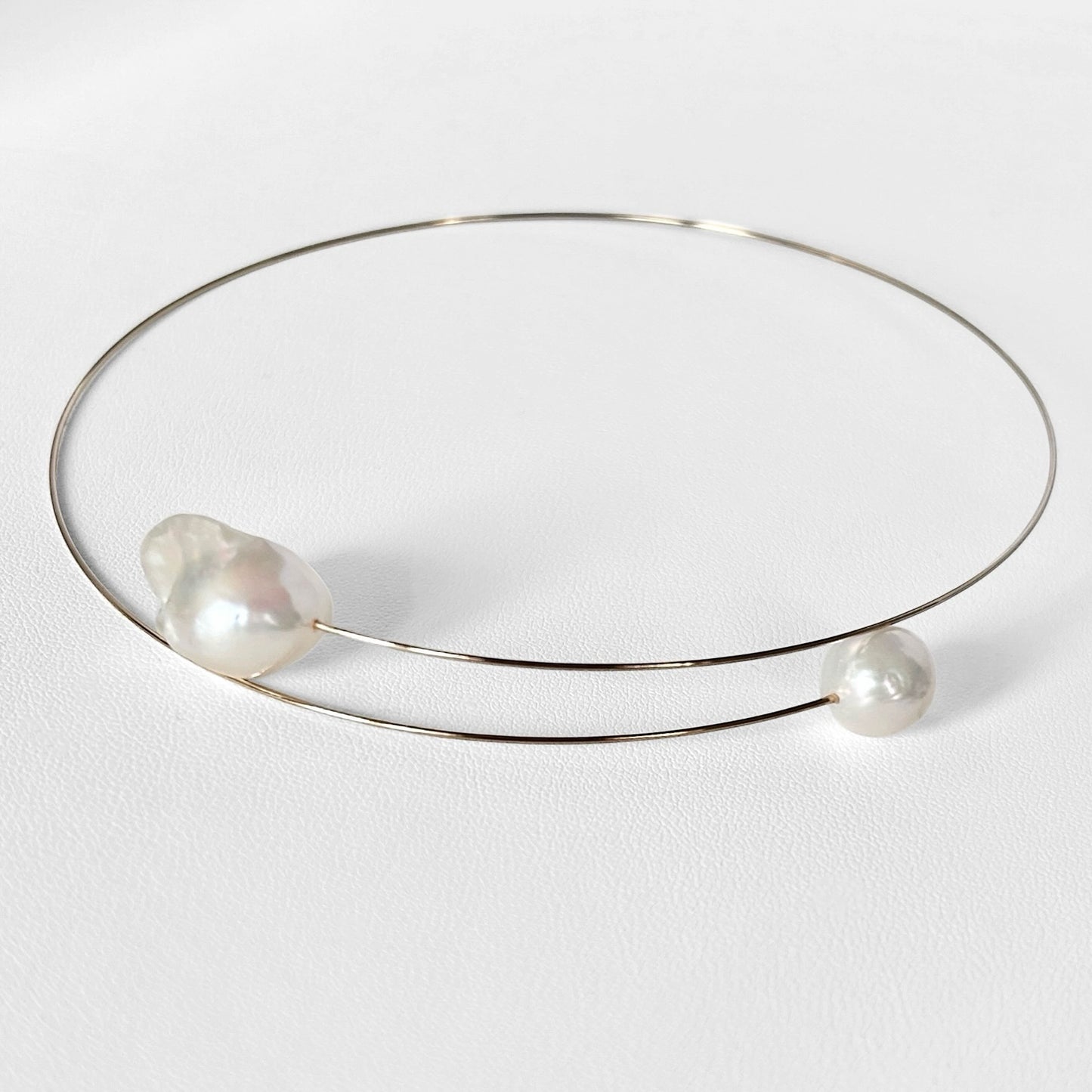 Baroque Oyster Pearl Choker Necklace