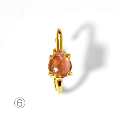 Watermelon Tourmaline Ear Cuff