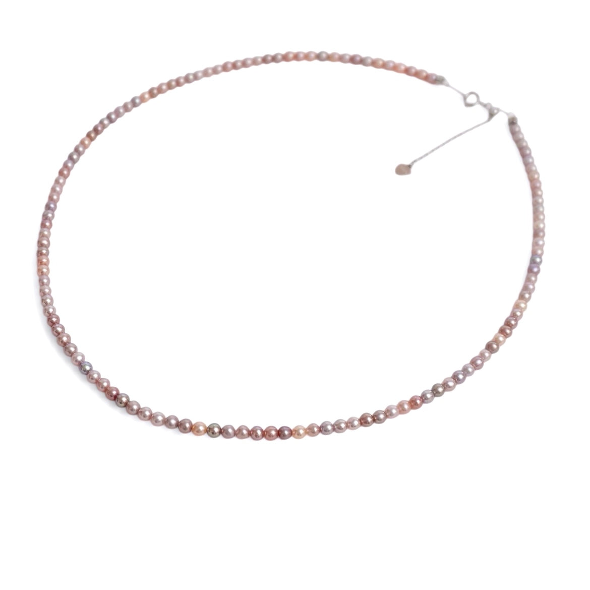 Baby Round Natural Multicolor Pearl Necklace