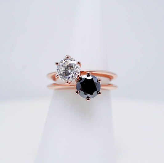 Luminous 6 Moissanite Solitaire Ring