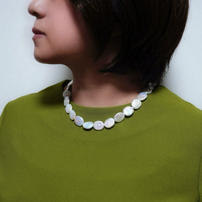 Coin Pearl Necklace