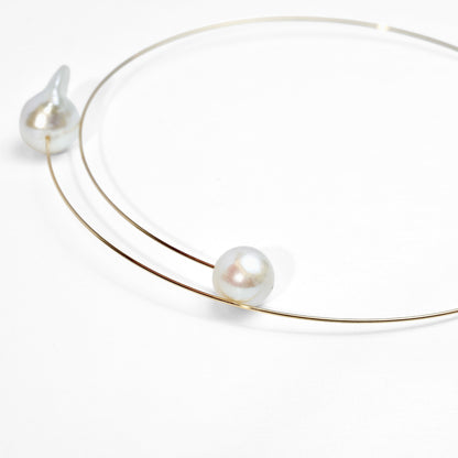 Baroque Oyster Pearl Choker Necklace