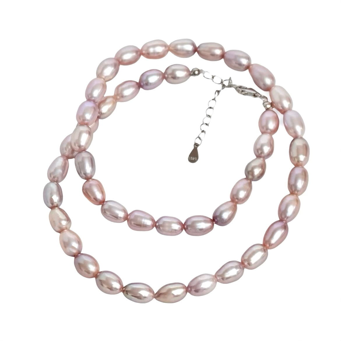 Oval Natural Color Pearl Necklace