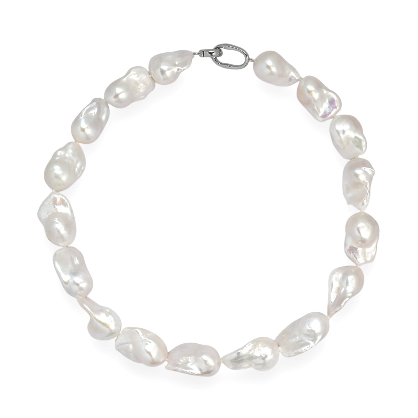 Big Baroque Pearl Necklace