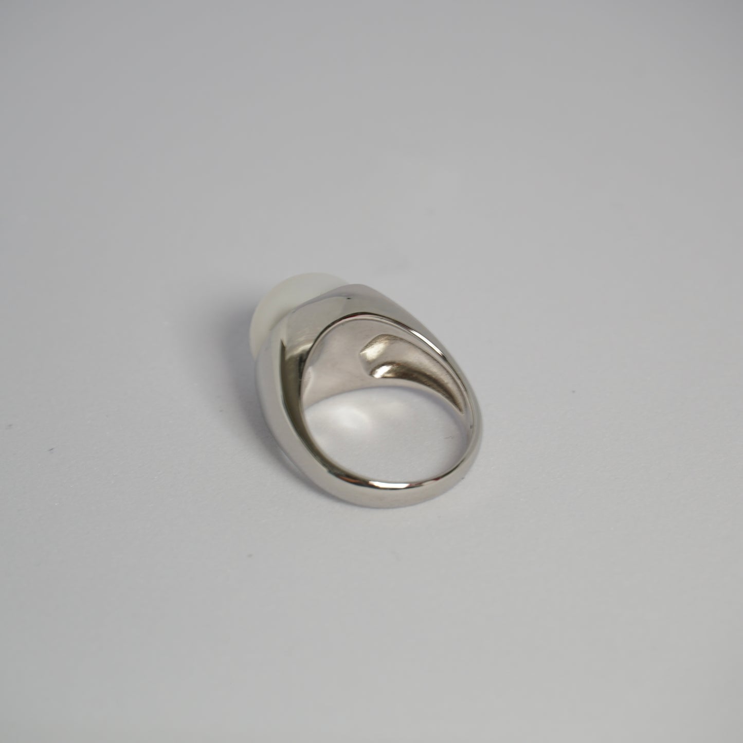Silver Pearl Ring