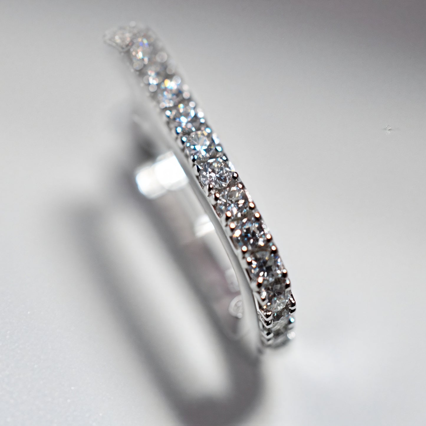 Moissanite Double Hoop 2way Pierce