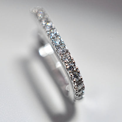 Moissanite Double Hoop 2way Pierce