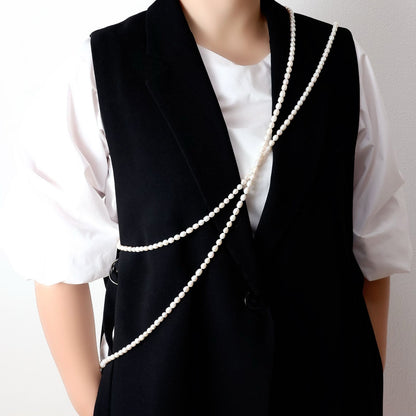 Long Pearl Necklace