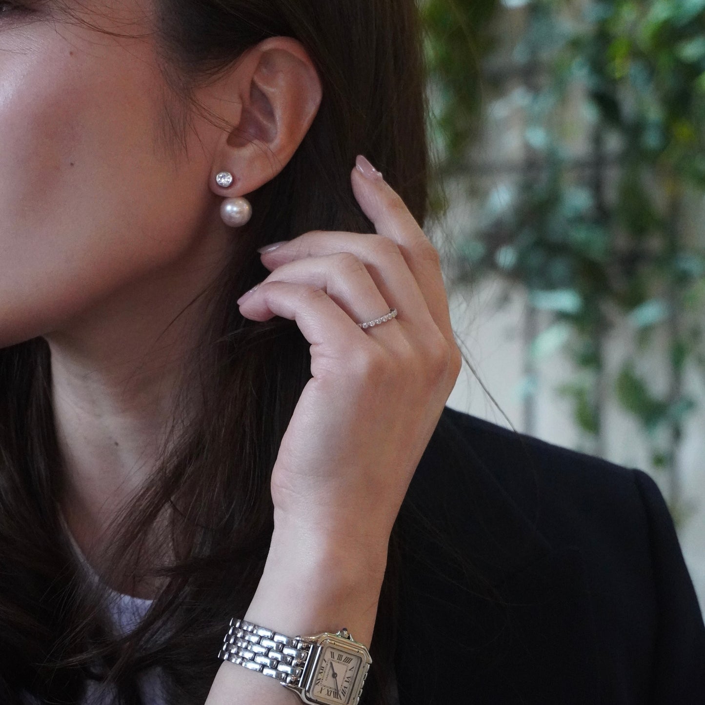 Round Pearl Back Catch Pierce