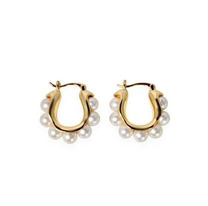 Pearl U Hoop Pierce