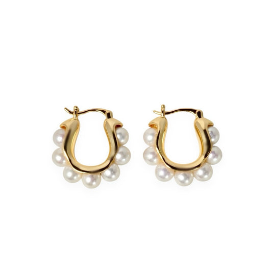Pearl U Hoop Pierce