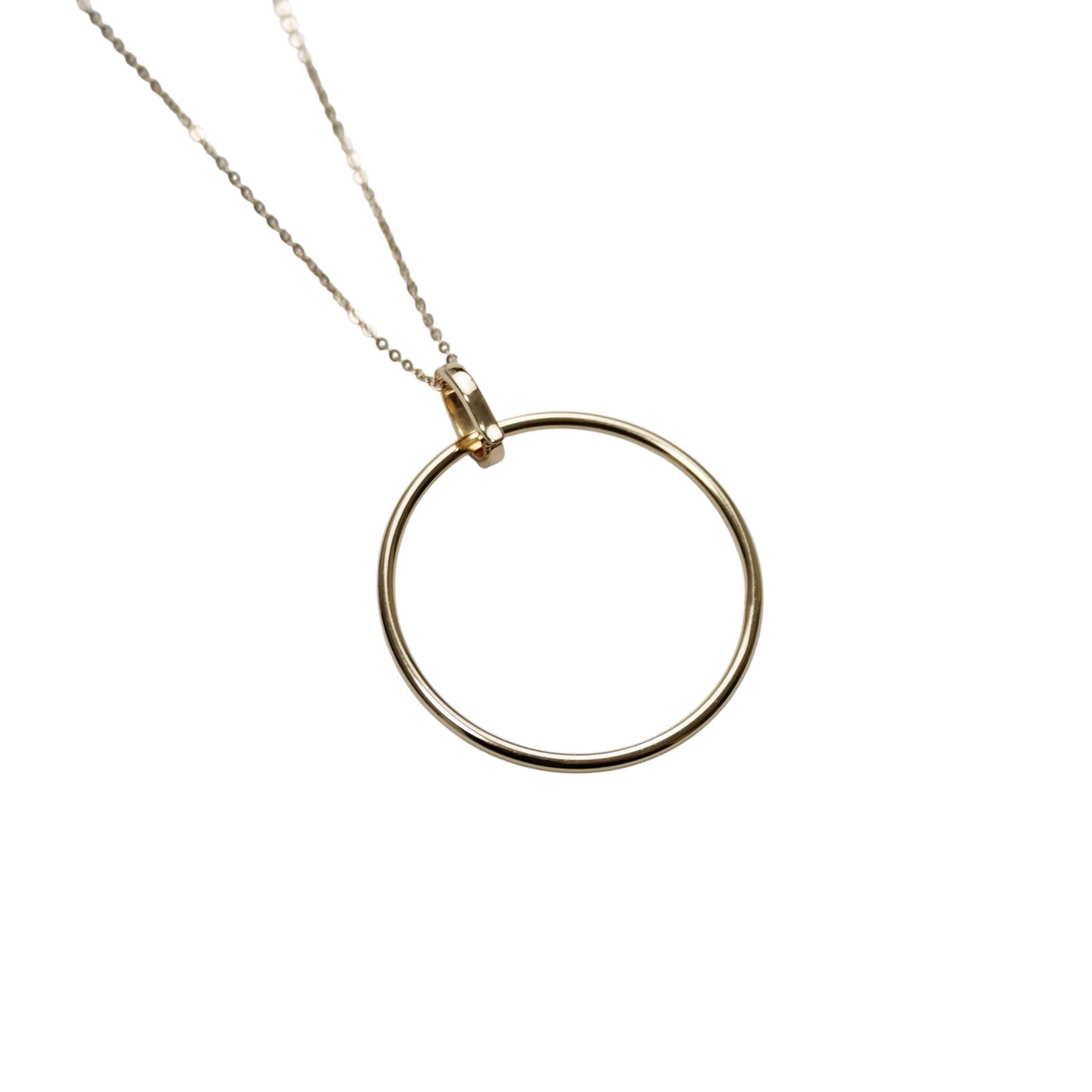 Pearl Double Circle Necklace