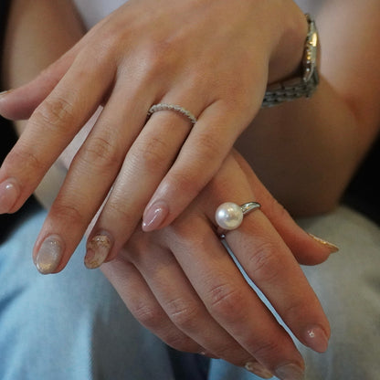 Pearl Silver Ring