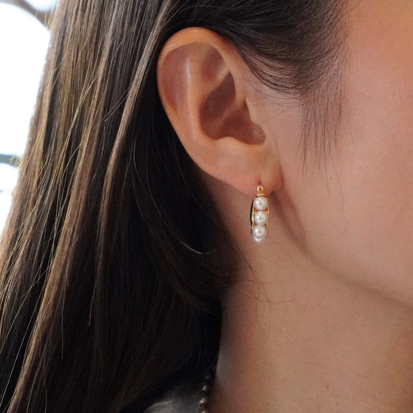 Pearl U Hoop Pierce