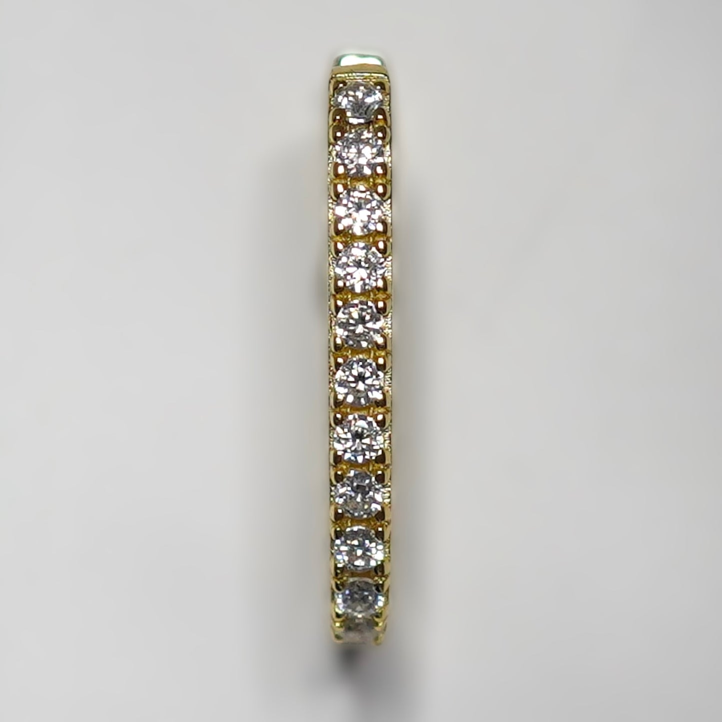 Moissanite Double Hoop 2way Pierce