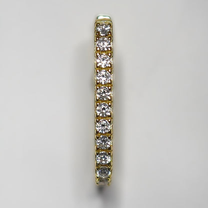 Moissanite Double Hoop 2way Pierce