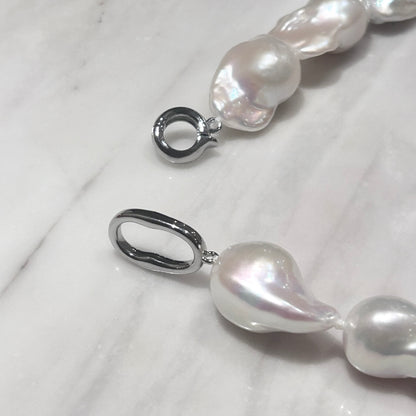 Big Baroque Pearl Necklace