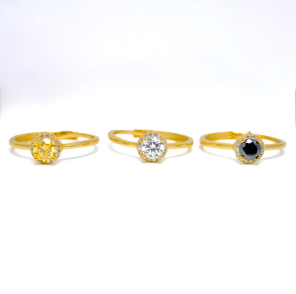 Moissanite Stella Halo Ring