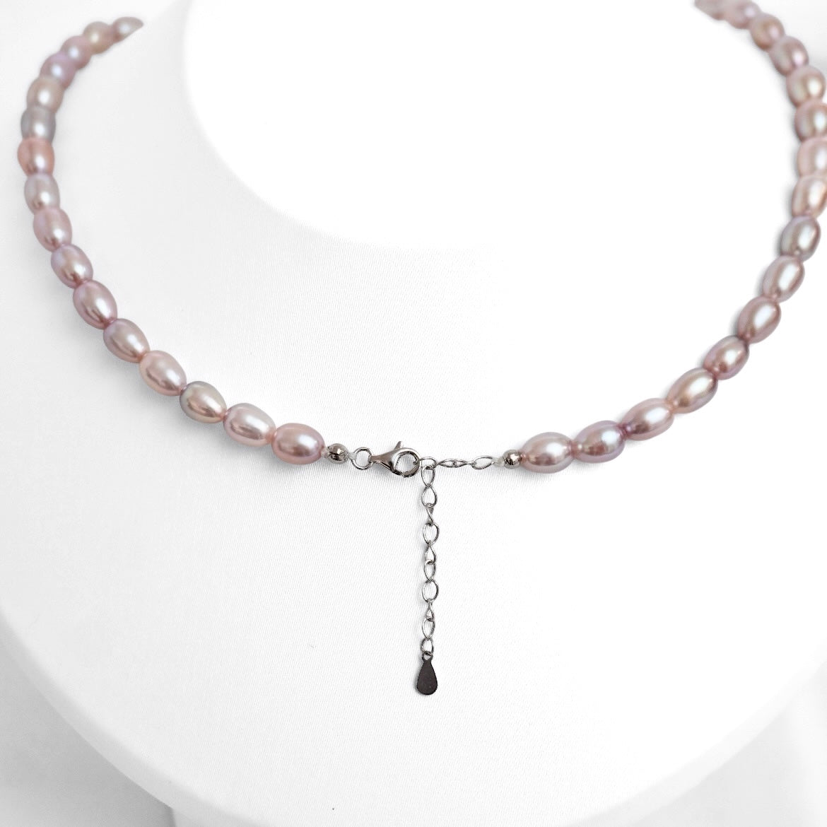 Oval Natural Color Pearl Necklace