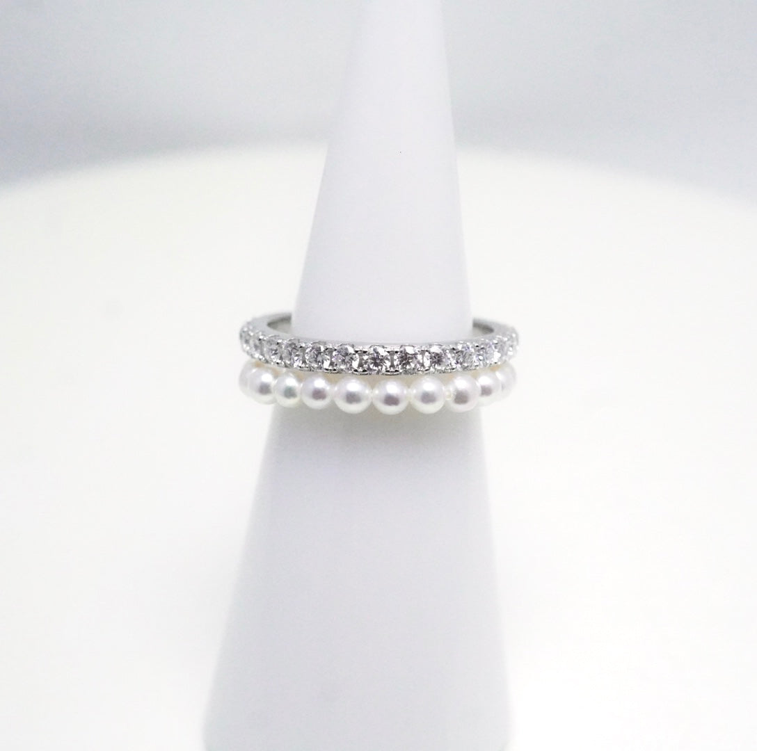 Moissanite Full Eternity Ring