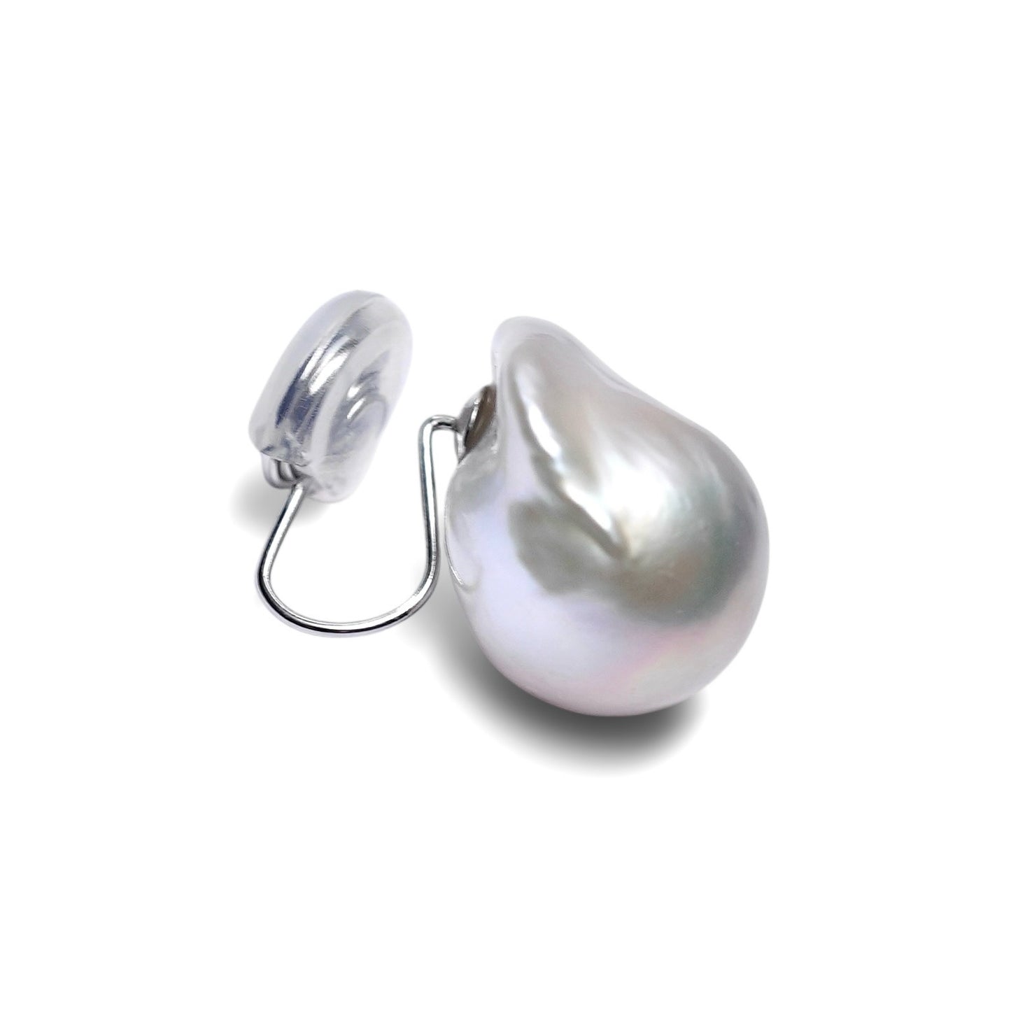 Big Baroque Pearl Earring
