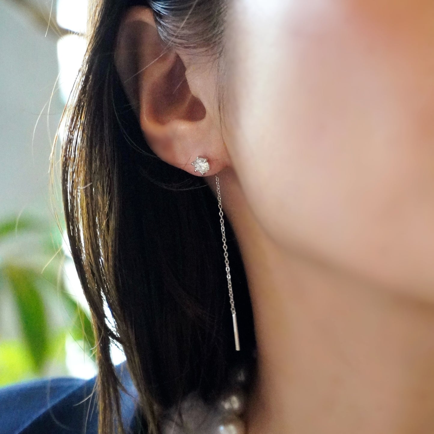 Moissanite Pierce