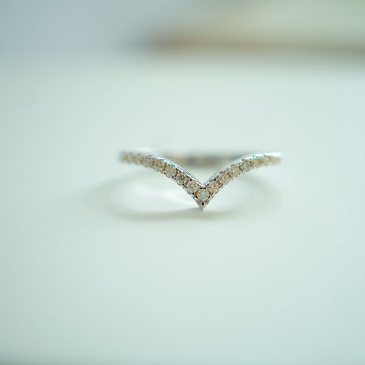 Moissanite Curve Ring【限定価格】