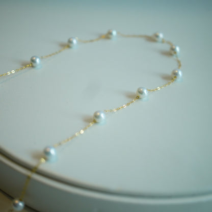 Pearl Station Necklace【限定価格】