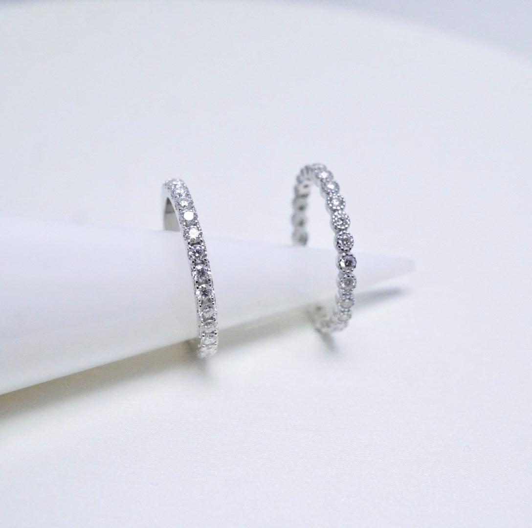 Moissanite Full Eternity Ring
