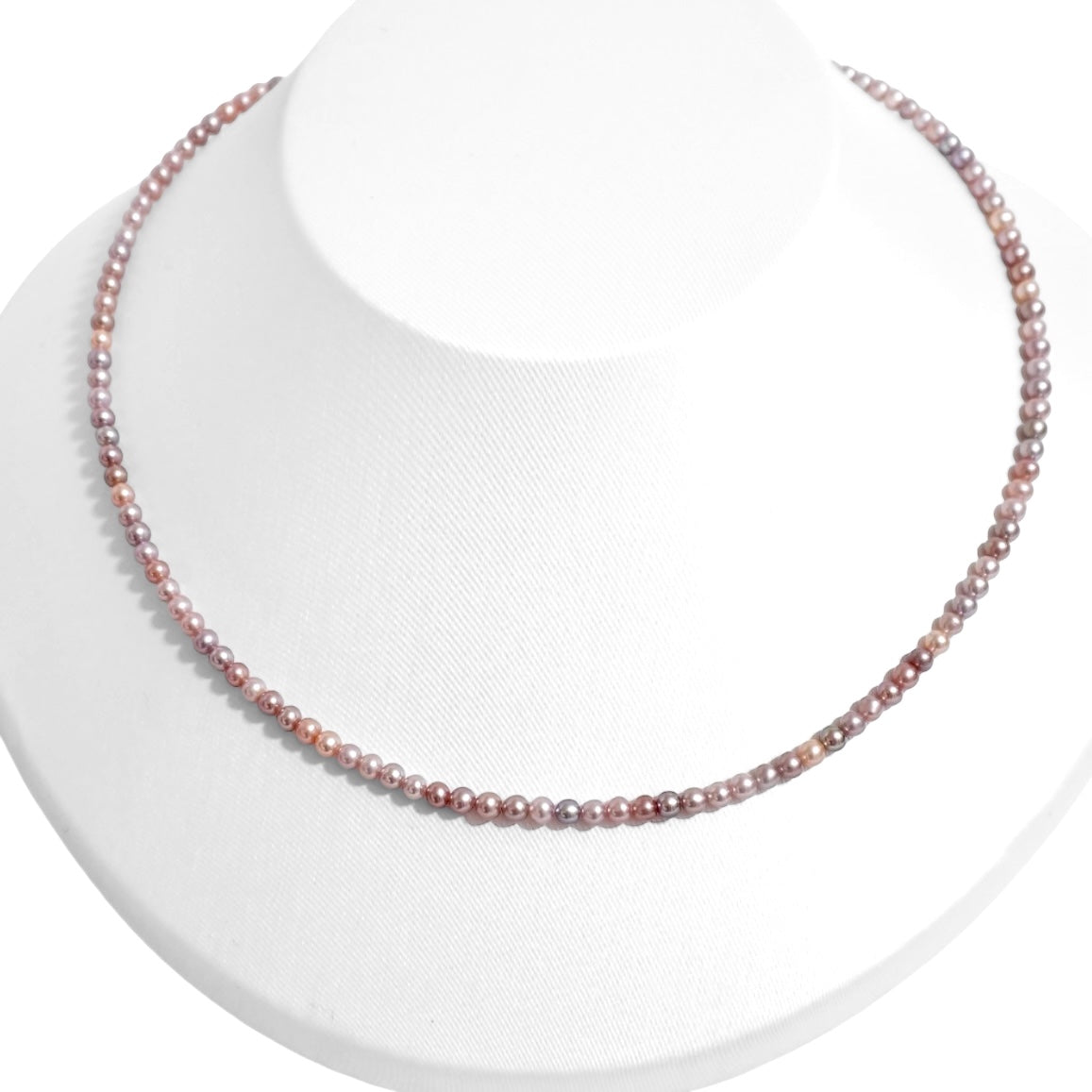 Baby Round Natural Multicolor Pearl Necklace