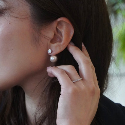 Round Pearl Back Catch Pierce