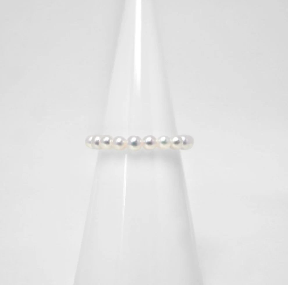 Baby Pearl Full Eternity Ring