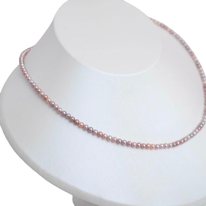 Baby Round Natural Multicolor Pearl Necklace
