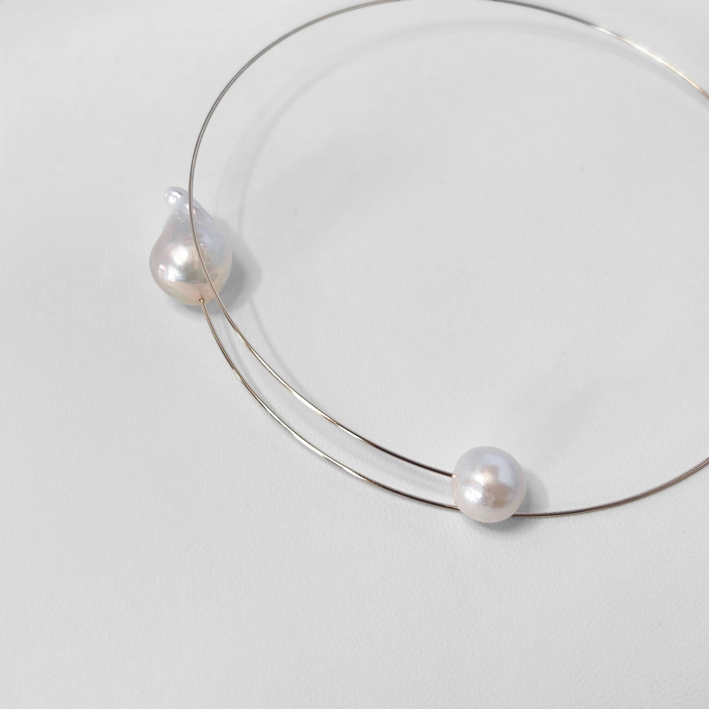 Baroque Oyster Pearl Choker Necklace