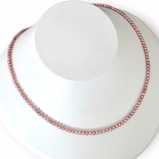 Pink Baby Pearl Necklace