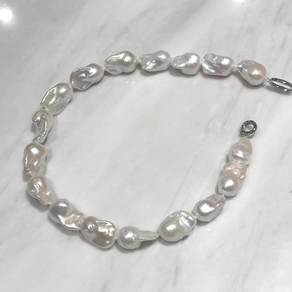 Big Baroque Pearl Necklace