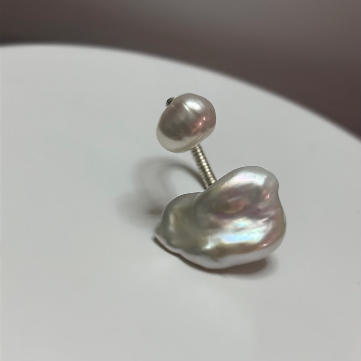 Double Baroque Pearl Ring