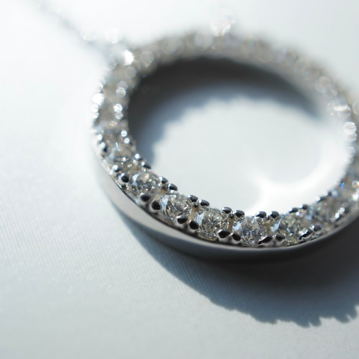 Moissanite Circle Necklace【限定価格】