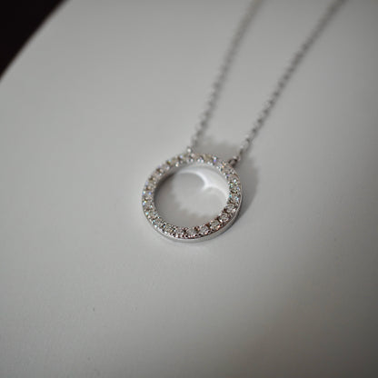 Moissanite Circle Necklace【限定価格】